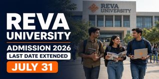 REVA University 2026 Admissions Deadline Extended; Check Last Date to Apply for UG and PG